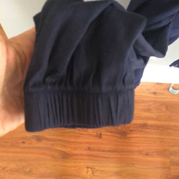 SHEIN Navy ruffle sleeve jumper size XS - Picture 6 of 6